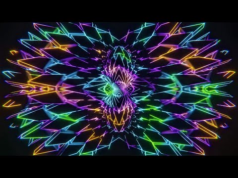 Mellow Psychedelic Journey, Trippy Visual With Healing Meditation Music