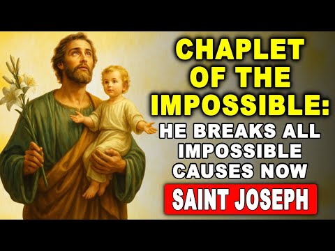 🌟 Chaplet to Saint Joseph – Ask for an impossible and very urgent miracle today! ❤️