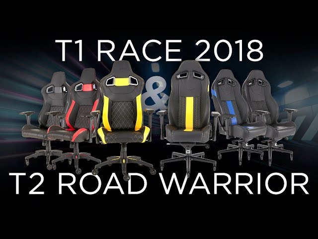 Video Teaser für CORSAIR T2 ROAD WARRIOR AND T1 RACE GAMING CHAIRS