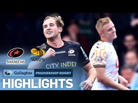 Saracens v Wasps - HIGHLIGHTS | FOUR Tries For Malins | Gallagher Premiership 2021/22