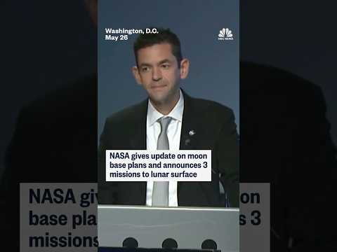 NASA gives update on moon base plans and announces 3 missions to lunar surface