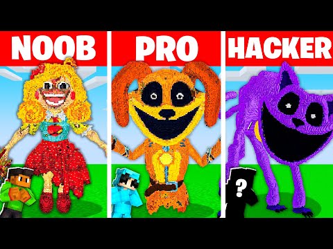 NOOB vs HACKER: I Cheated In a POPPY PLAYTIME Build Challenge! (MOVIE)