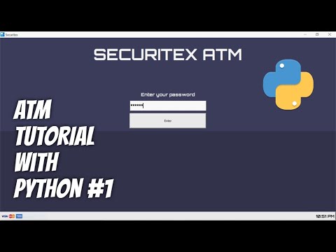 Python Tkinter Atm Machine Tutorial With Multiple Window Frames For Beginners Part 16