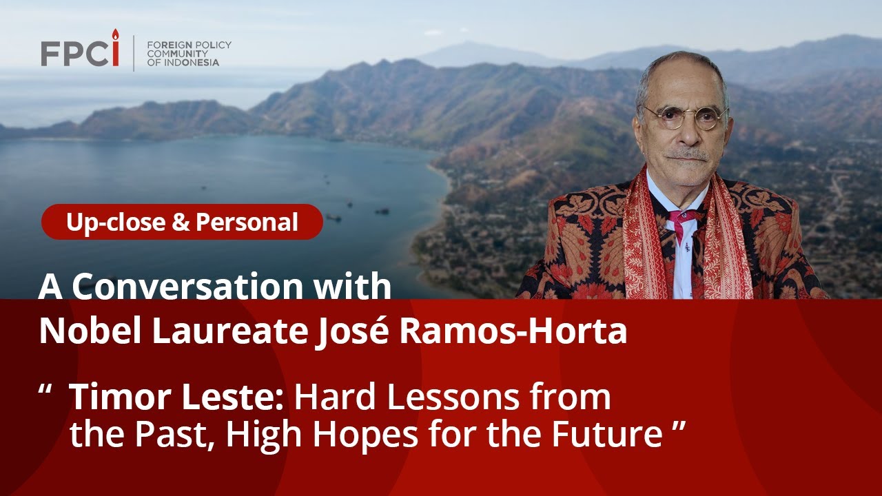 A Conversation with Nobel Laureate José Ramos-Horta