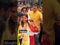 King Khan Shahrukh Khan Reached Lalbaugcha To See The King