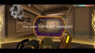 One week VAROLANT Highlight#3