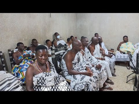 Dunkwa Overlord Okofrobour Celebrates Adae Festival