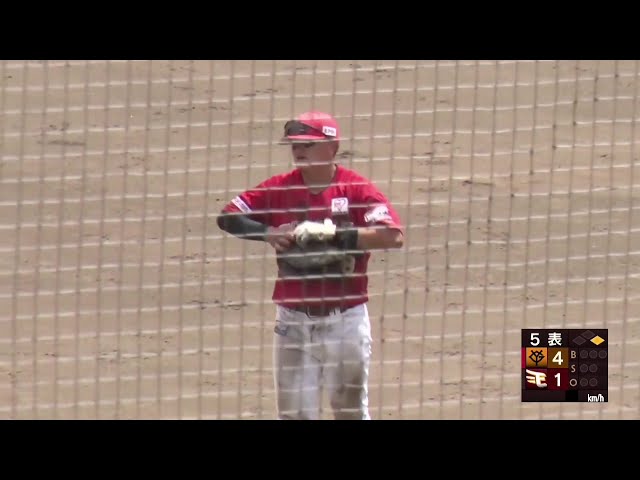 【ファーム】飛びついた!! イーグルス・青野拓海 セーフにはなったが守備で好反応を見せる!! 2025年7月5日 東北楽天ゴールデンイーグルス 対 読売ジャイアンツ
