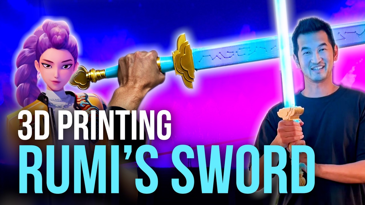 We 3D Printed Rumi’s Sword from K-Pop Demon Hunters