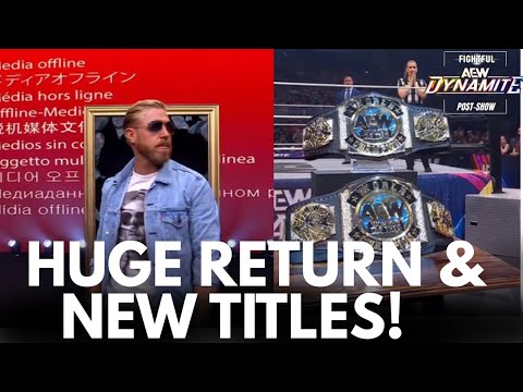 Are AEW Women’s Tag Titles On Their Way? | AEW Dynamite 9/24/25 Full Show Review & Highlights