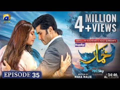Khumar Episode 35 [Eng Sub] Digitally Presented by Happilac Paints - 20th March 2024 - Har Pal Geo