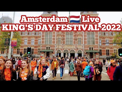 🔴LIVE: Koningsdag 2022 in Amsterdam 🇳🇱 KING'S DAY FESTIVAL 2022 #1
