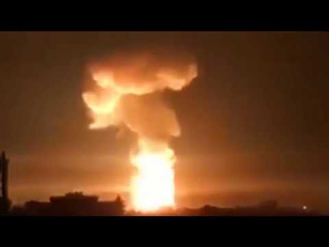 Israel Air Strikes Latakia Syria & Russian Military jet Shot Down Raw Footage Video