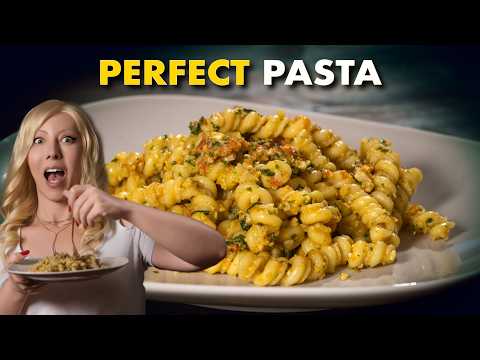 The Ultimate Fresh Summer Pasta ๐ฟ๐
with Basil, Tomatoes, Almonds (Trapanese)