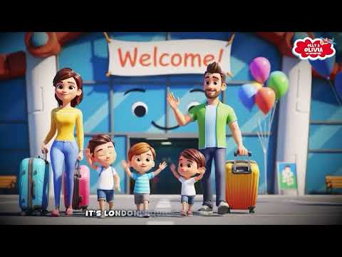 🌈 London City Airport Adventure | Rhyming, Learning & Flying Fun for Kids!