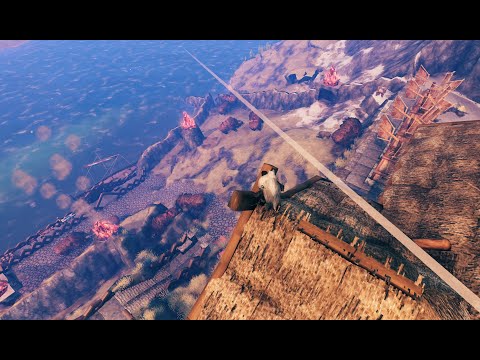 Valheim - Base building, natural walls instead of moats!