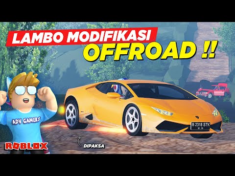 LAMBORGHINI MODIFIKASI DIPAKSA OFFROAD !! CDID VERSI REALISTIS - Roblox Indonesia Driver