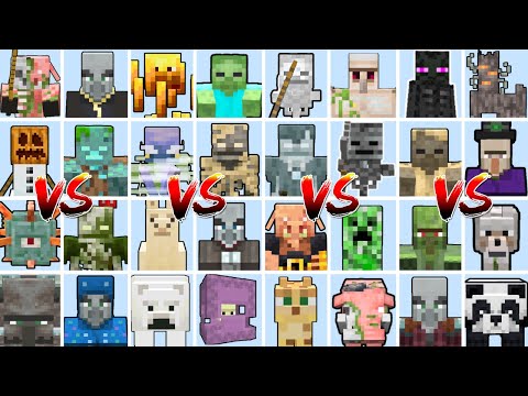 ALL NEW MINECRAFT MOBS TOURNAMENT 1.21 | Minecraft Mob Battle
