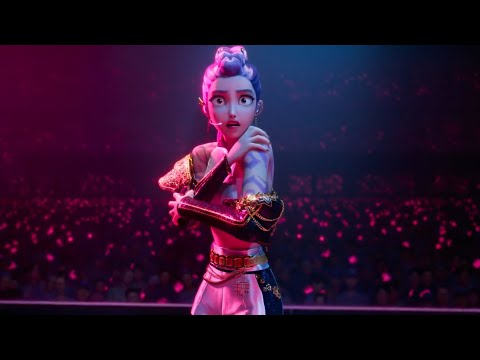 Kpop Demon Hunters Clip - TAKEDOWN performance Jinu | Rumi revealed as Demon | Eng Dub Secenpack HD