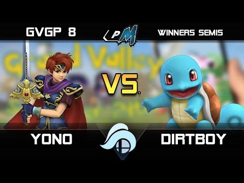 GVGP 8 Project M Winners Semis - Yono (Roy/Meta Knight) vs. Dirtboy (Squirtle)