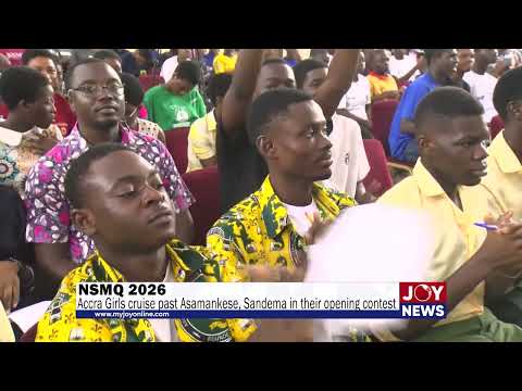 NSMQ 2026: Accra Girls cruise past Asamankese, Sandema in their opening contest #NSMQOnJoy