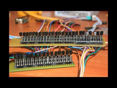 raspberry pi  + 74h595 + pc817 + BT169D