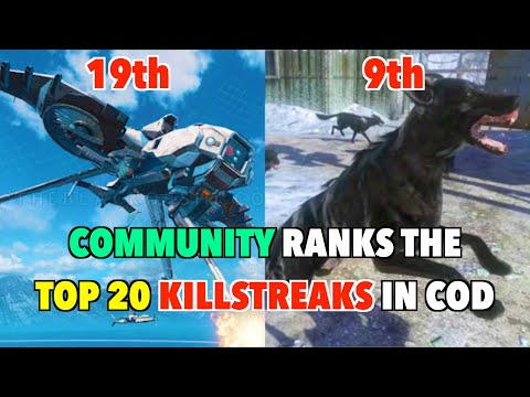 The Community Ranks the TOP 20 COD Killstreaks of All Time