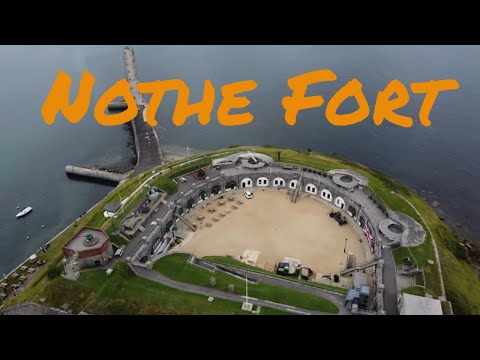 Nothe Fort, Weymouth, Dorset, England, 4K Cinematic Drone Footage