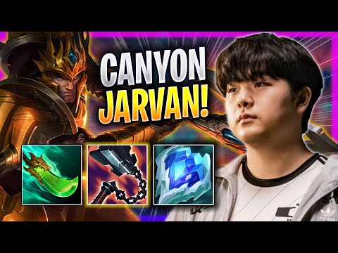 CANYON IS A BEAST WITH JARVAN! - DK Canyon Plays Jarvan JUNGLE vs Viego! | Season 2023