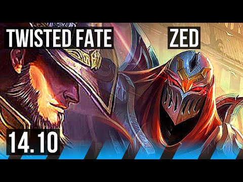 TWISTED FATE vs ZED (MID) | 800+ games, 4/2/6 | EUW Grandmaster | 14.10