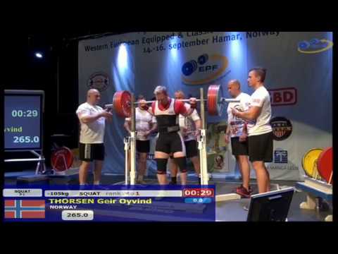 Western European Championships 2018 - Men's Classic Powerlifting -105 .. 120+kg