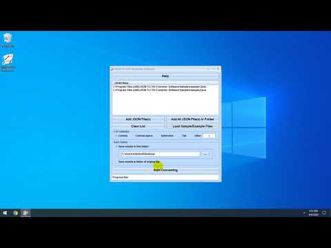 JSON To CSV Converter Software