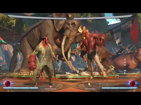 Injustice 2 - Hellboy High Damaging Combos 600-700