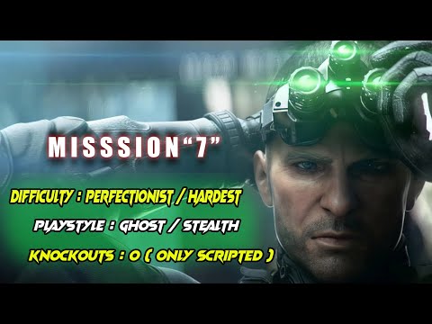 Splinter Cell Blacklist Perfectionist Ghost Stealth No Knockouts Mission #7 "Transit Yards"