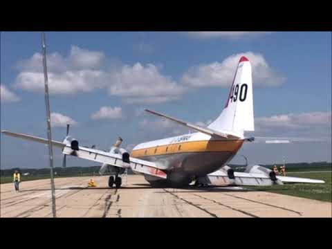 Air incident Lockheed L-188C(AT) Electra Red Deer Regional Airport Canada
