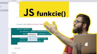 Prvý kód a prvotriedne funkcie v JavaScripte