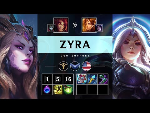 Zyra Support vs Leona - NA Diamond Patch 25.20