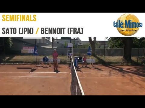 SATO (JPN) vs BENNOIT (FRA) Semifinals - Center court