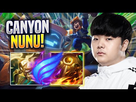 CANYON IS READY TO PLAY NUNU! - DK Canyon Plays Nunu JUNGLE vs Lillia! | Preseason 2023