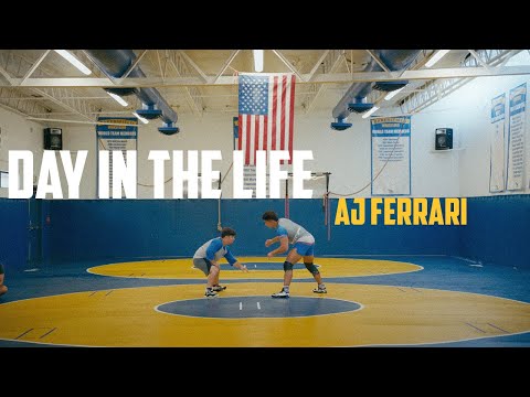 Full Day in the Life of AJ Ferrari in Wrestling Pre-season at California State Bakersfield