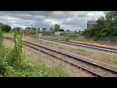 DRS Class 37422 passes Darlington on Kingmoor Sidings to York Parcel Sidings