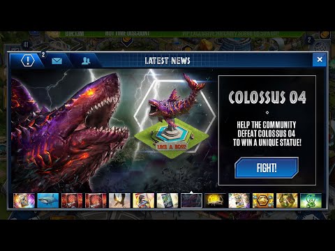 Colossus 04 Boss Event: round 3 | Jurassic World the game