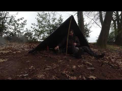 Ostertour 2021 - Bei Regen im Wald.