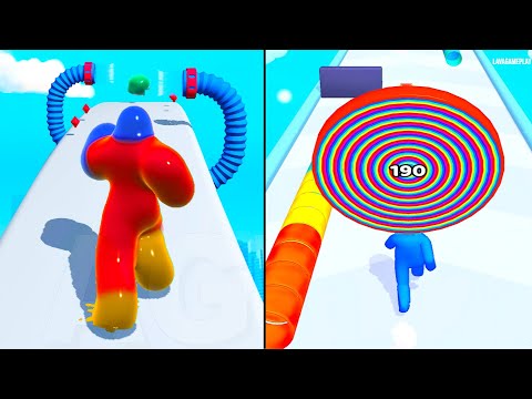 Blob Runner 3D vs Layer Man 3D