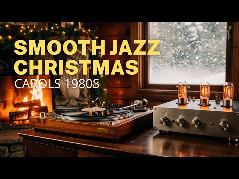 80s Smooth Jazz Christmas Carols ❄️ Saxophone Jazz Music for Cafe, Study & Work
