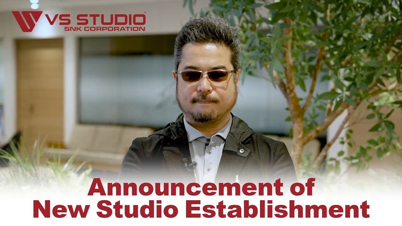 New Studio &ldquo;VS Studio SNK&rdquo; Announced | A Message from Katsuhiro Harada - YouTube
