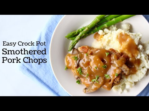 Easy Crock Pot Smothered Pork Chops, Dairy Free, No...