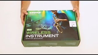 Video thumbnail for Unboxing Shure BLX14R/B98 Sistema Sem Fio para Instrumentos by Shure do Brasil