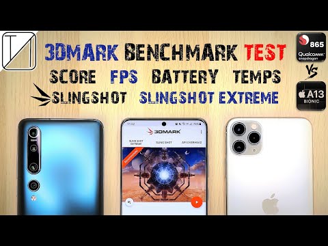 Xiaomi Mi 10 Pro vs Samsung S20 Ultra vs iPhone 11 Pro Max 3DMark Test