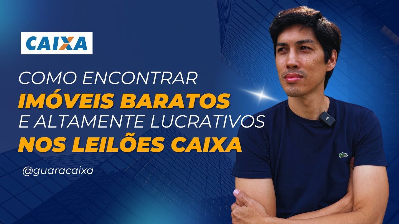 #002 LIVE @guaracaixa - Como encontrar imóveis baratos e altamente lucrativos nos leilões da Caixa